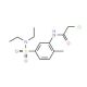 2-Chloro-N-(5-diethylsulfamoyl-2-methyl-phenyl)-acetamide - chemical structure image