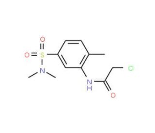 2-Chloro-N-(5-dimethylsulfamoyl-2-methyl-phenyl)-acetamide - chemical structure image