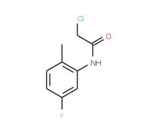 2-Chloro-N-(5-fluoro-2-methylphenyl)acetamide - chemical structure image