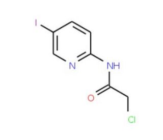 2-Chloro-N-(5-iodo-2-pyridinyl)acetamide - chemical structure image