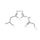 2-Chloro-N-(5-isobutyl-[1,3,4]thiadiazol-2-yl)-acetamide (CAS 15777-46-5) - chemical structure image