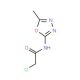 2-chloro-N-(5-methyl-1,3,4-oxadiazol-2-yl)acetamide - chemical structure image