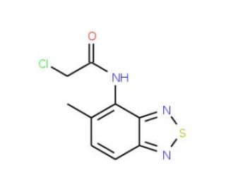 2-Chloro-N-(5-methyl-benzo[1,2,5]thiadiazol-4-yl)-acetamide - chemical structure image