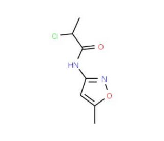 2-chloro-N-(5-methylisoxazol-3-yl)propanamide - chemical structure image