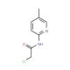 2-chloro-N-(5-methylpyridin-2-yl)acetamide (CAS 143416-74-4) - chemical structure image
