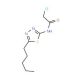 2-Chloro-N-(5-pentyl-[1,3,4]thiadiazol-2-yl)-acetamide (CAS 15777-49-8) - chemical structure image