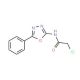 2-Chloro-N-(5-phenyl-[1,3,4]oxadiazol-2-yl)-acetamide (CAS 7659-20-3) - chemical structure image