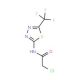2-Chloro-N-(5-trifluoromethyl-[1,3,4]thiadiazol-2-yl)-acetamide - chemical structure image