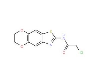 2-chloro-N-6,7-dihydro[1,4]dioxino[2,3-f][1,3]benzothiazol-2-ylacetamide - chemical structure image