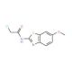 2-Chloro-N-(6-methoxy-benzothiazol-2-yl)-acetamide (CAS 3427-30-3) - chemical structure image