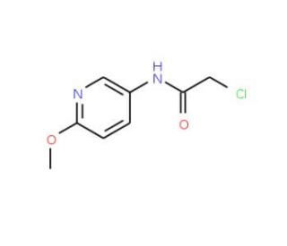2-chloro-N-(6-methoxypyridin-3-yl)acetamide (CAS 36145-27-4) - chemical structure image