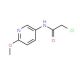2-chloro-N-(6-methoxypyridin-3-yl)acetamide (CAS 36145-27-4) - chemical structure image