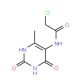 2-Chloro-N-(6-methyl-2,4-dioxo-1,2,3,4-tetrahydro-pyrimidin-5-yl)-acetamide (CAS 27870-38-8) - chemical structure image
