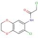 2-chloro-N-(7-chloro-2,3-dihydro-1,4-benzodioxin-6-yl)acetamide - chemical structure image