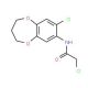 2-chloro-N-(8-chloro-3,4-dihydro-2H-1,5-benzodioxepin-7-yl)acetamide - chemical structure image