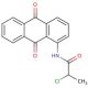 2-Chloro-N-(9,10-dioxo-9,10-dihydro-anthracen-1-yl)-propionamide - chemical structure image