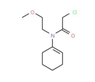 2-chloro-N-cyclohex-1-en-1-yl-N-(2-methoxyethyl)acetamide - chemical structure image