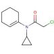 2-chloro-N-cyclohex-1-en-1-yl-N-cyclopropylacetamide - chemical structure image