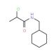 2-chloro-N-(cyclohexylmethyl)propanamide - chemical structure image