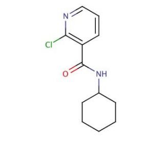 2-chloro-N-cyclohexylpyridine-3-carboxamide - chemical structure image