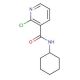 2-chloro-N-cyclohexylpyridine-3-carboxamide - chemical structure image
