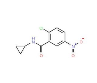 2-chloro-N-cyclopropyl-5-nitrobenzamide - chemical structure image