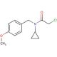 2-chloro-N-cyclopropyl-N-(4-methoxybenzyl)acetamide - chemical structure image