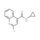 2-chloro-N-cyclopropylquinoline-4-carboxamide - chemical structure image