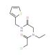 2-chloro-N-ethyl-N-{2-oxo-2-[(thien-2-ylmethyl)amino]ethyl}acetamide - chemical structure image