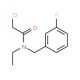 2-chloro-N-ethyl-N-(3-fluorobenzyl)acetamide - chemical structure image