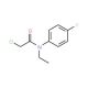 2-chloro-N-ethyl-N-(4-fluorophenyl)acetamide - chemical structure image