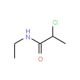 2-chloro-N-ethylpropanamide (CAS 67791-81-5) - chemical structure image