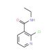 2-chloro-N-ethylpyridine-3-carboxamide (CAS 52943-22-3) - chemical structure image