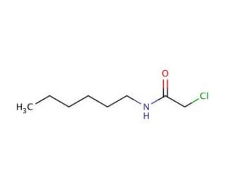 2-chloro-N-hexylacetamide (CAS 5326-81-8) - chemical structure image