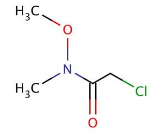2-Chloro-N-methoxy-N-methylacetamide (CAS 67442-07-3) - chemical structure image