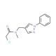 2-chloro-N-methyl-N-[(1-phenyl-1H-pyrazol-4-yl)methyl]acetamide - chemical structure image