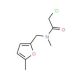 2-chloro-N-methyl-N-[(5-methyl-2-furyl)methyl]acetamide - chemical structure image