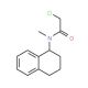 2-chloro-N-methyl-N-1,2,3,4-tetrahydronaphthalen-1-ylacetamide - chemical structure image
