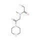 2-chloro-N-methyl-N-(2-morpholin-4-yl-2-oxoethyl)acetamide - chemical structure image