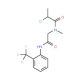 2-chloro-N-methyl-N-(2-oxo-2-{[2-(trifluoromethyl)phenyl]amino}ethyl)propanamide - chemical structure image