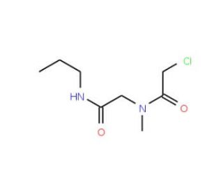 2-chloro-N-methyl-N-[2-oxo-2-(propylamino)ethyl]acetamide - chemical structure image