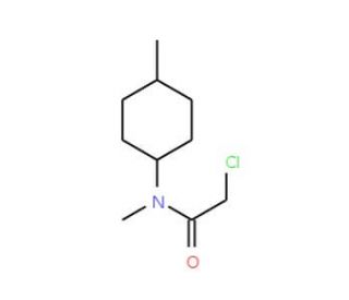 2-chloro-N-methyl-N-(4-methylcyclohexyl)acetamide - chemical structure image