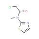 2-Chloro-N-methyl-N-thiazol-2-yl-acetamide - chemical structure image