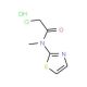 2-Chloro-N-methyl-N-thiazol-2-yl-acetamidehydrochloride - chemical structure image