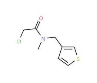 2-chloro-N-methyl-N-(thien-3-ylmethyl)acetamide - chemical structure image