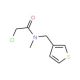 2-chloro-N-methyl-N-(thien-3-ylmethyl)acetamide - chemical structure image