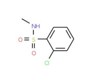 2-Chloro-N-methylbenzenesulfonamide (CAS 17260-67-2) - chemical structure image