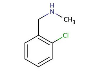 2-Chloro-N-methylbenzylamine (CAS 94-64-4) - chemical structure image