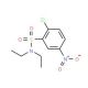 2-Chloro-N,N-diethyl-5-nitro-benzenesulfonamide (CAS 4750-91-8) - chemical structure image