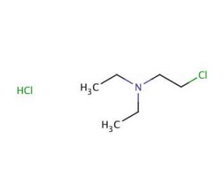 2-Chloro-N,N-diethylethylamine hydrochloride (CAS 869-24-9) - chemical structure image